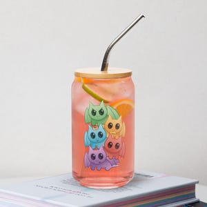 Glazen beker regenboog draak, koffiekopje schattige drakentoren, schattige beker regenboog fantasie, chili draak ijstheeglas, perfect voor cadeaus