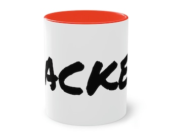 Hacker Two-Tone Coffee Mug, 11oz