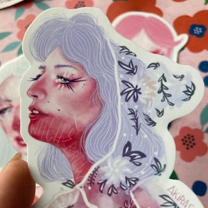 Cottagecore Witch Sticker // Halloween Stickers // Vinyl Stickers