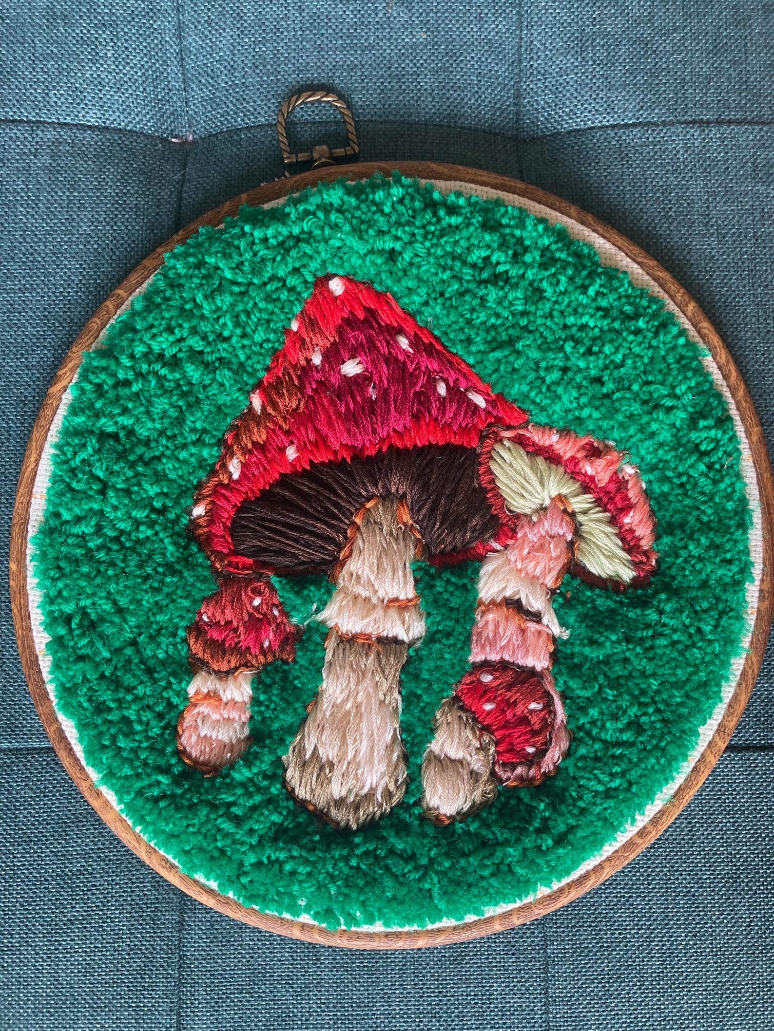 Custom Embroidery Rug// Handmade Wall Art // Embroidered Decor - Etsy