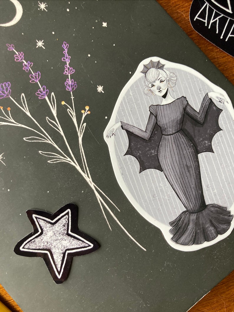 Pantomime Stickers Halloween Costume Sticker Pack // Vintage Costume Stickers // Vinyl ...
