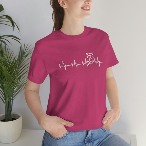 Heartbeat Owl T-Shirt Heartbeat Owl T-Shirt