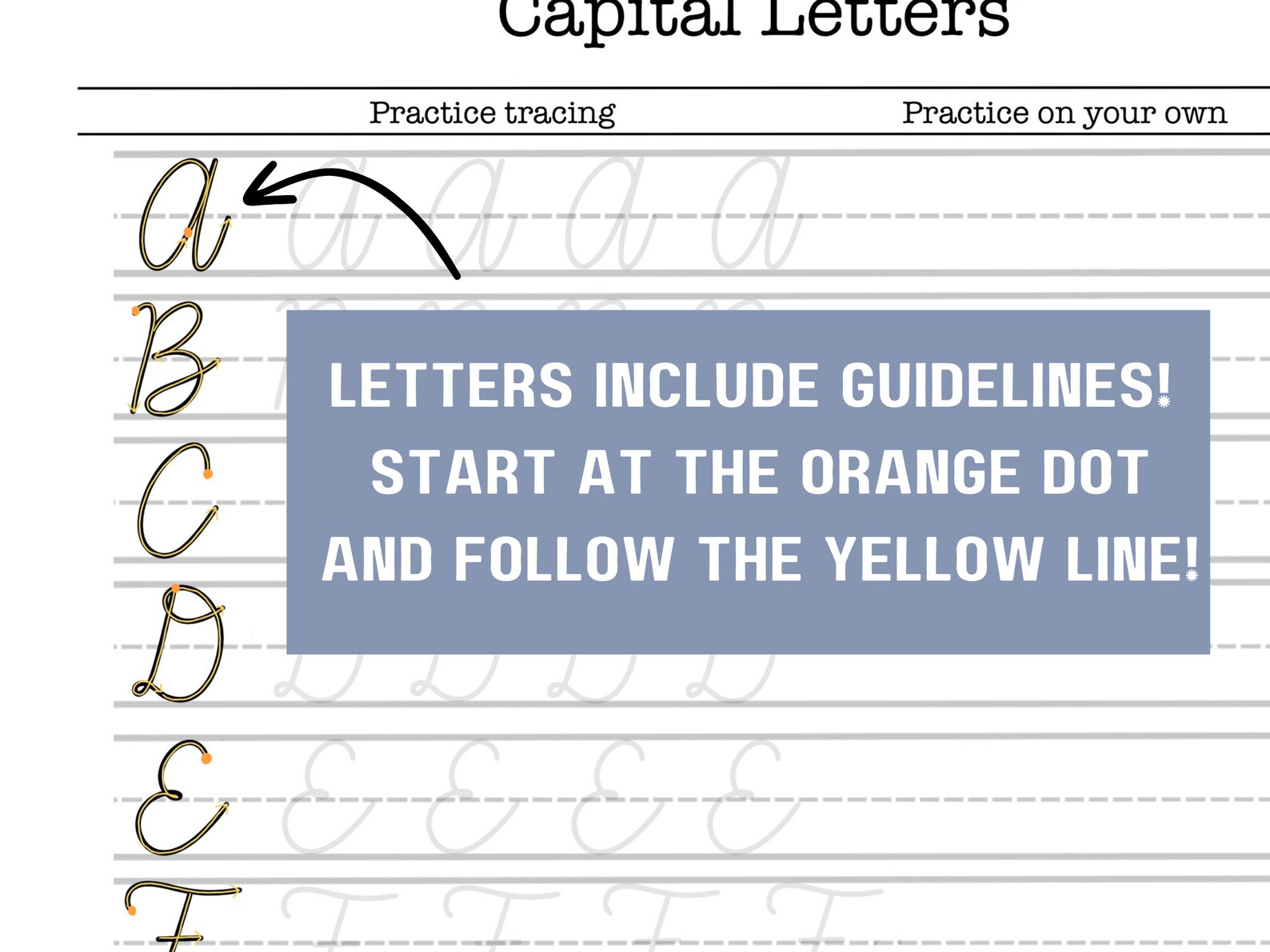 Cursive Handwriting Worksheets Printable Handwriting Practice Worksheet ...