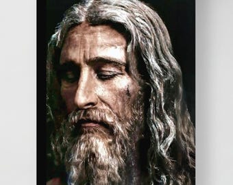 Shroud of Turin Face Study – Museum-Quality Poster