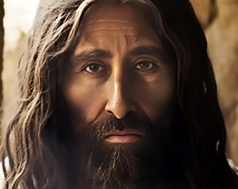 brand new - Divine Dwelling - Ultra Realistic Jesus with Capernaum House Background | Digital Download & Print