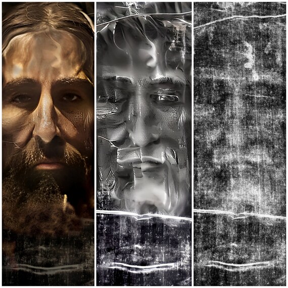 Divine Fusion: Shroud of Turin Unveiled With AI and Mercy - Etsy