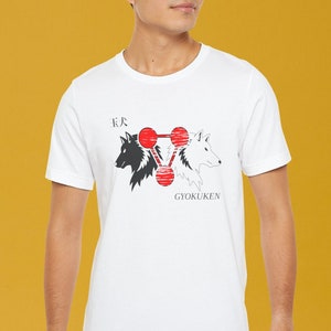 Shikigami Divine Dogs Unisex Crewneck T-Shirt Demon Dog Sorcerer Kon Gyokuken Totality Anime Merch Tees