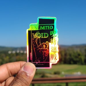 Holographic VOiD Die-cut Sticker