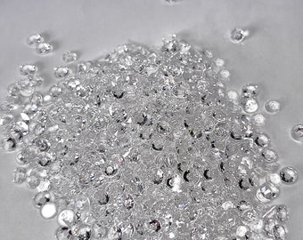 Transparent / Translucent  Jelly Rhinestones 1000pcs - 5MM, 4MM and 3MM sizes- Non-Hotfix flatback Resin AB - SS20, SS16, SS12