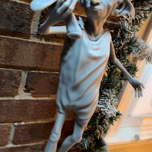Dobby 3D Resin Print Statue, Dobby Statue, Dobby Print, Dobby Art, Harry P. Collectibles, Statue decor, Paintable Statue, Handmade 3D print