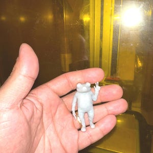 Concho frog, bad bunny frog, concho, concho dtmf, 3D print, 3D printed, dtmf, frog, sapo, concho sapo, 3d frog, frog concho, frog dtmf