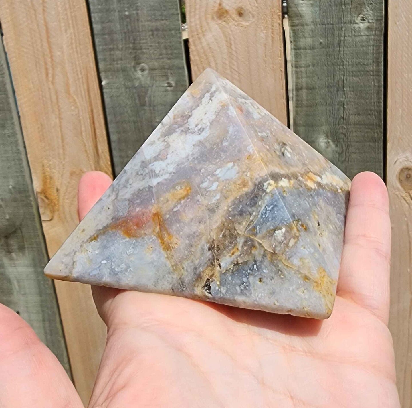 Ocean Jasper Pyramid - Etsy