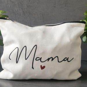 mama Mutterschutz muttertag mom to be personalisiert kulturtasche Kosmetiktasche kulturbeutel mit Namen geschenk Kollegin Freundin babyparty