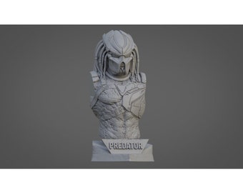 Predator Bust STL file