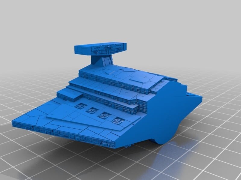 Imperial Star Destroyer Star Wars High Detail - Etsy