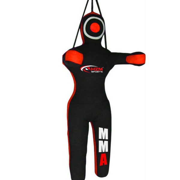 5.5 Ft" 100% Canvas Heavy Duty Boxing Grappling HANGING Punching Dummy MMA "170 CM"