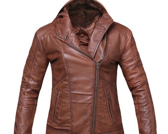 100% Soft Pure Genuine Lamb/Sheep Skin Leather Women Leather Warm Quilted Jacket