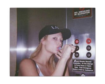 Paris Hilton Photo Canvas Millennial Art Home Decor NSFW