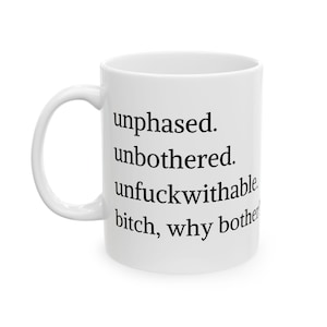Doechii Ceramic Mug - Motivational Coffee Cup, Funny Gift Ideas for Friends, Office Humor, Unique Birthday Present, LGBTQ+ Mug
