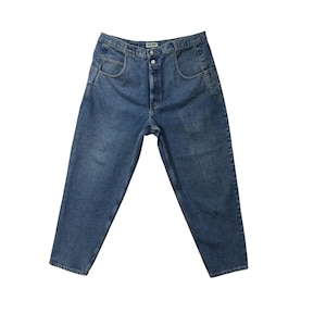 Guess Jeans Vintage 90s High Waist Relaxed Fit Denim Blue Jeans W40 L30