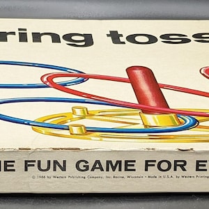 1966 Whitman&#39;s Ring Toss Game Complete Set Great Condition