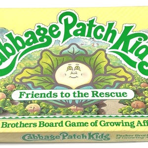 Cabbage Patch Kids Board Game: Friends to the Rescue, 1980s Vintage