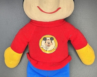 Mickey Mouse Plush: Vintage 1976 Knickerbocker - Disney Collectible