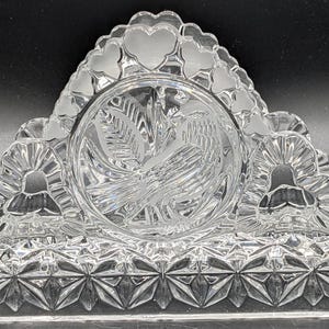 Vintage Hofbauer Byrdes Colección Crystal Servilletero - Elegancia Atemporal