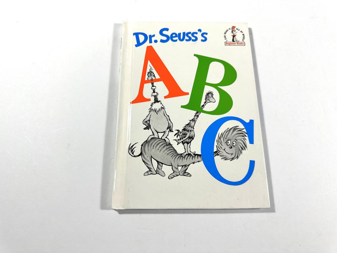 Dr. Seuss S Childrens Hardback Book Titled ABC 1963 - Etsy