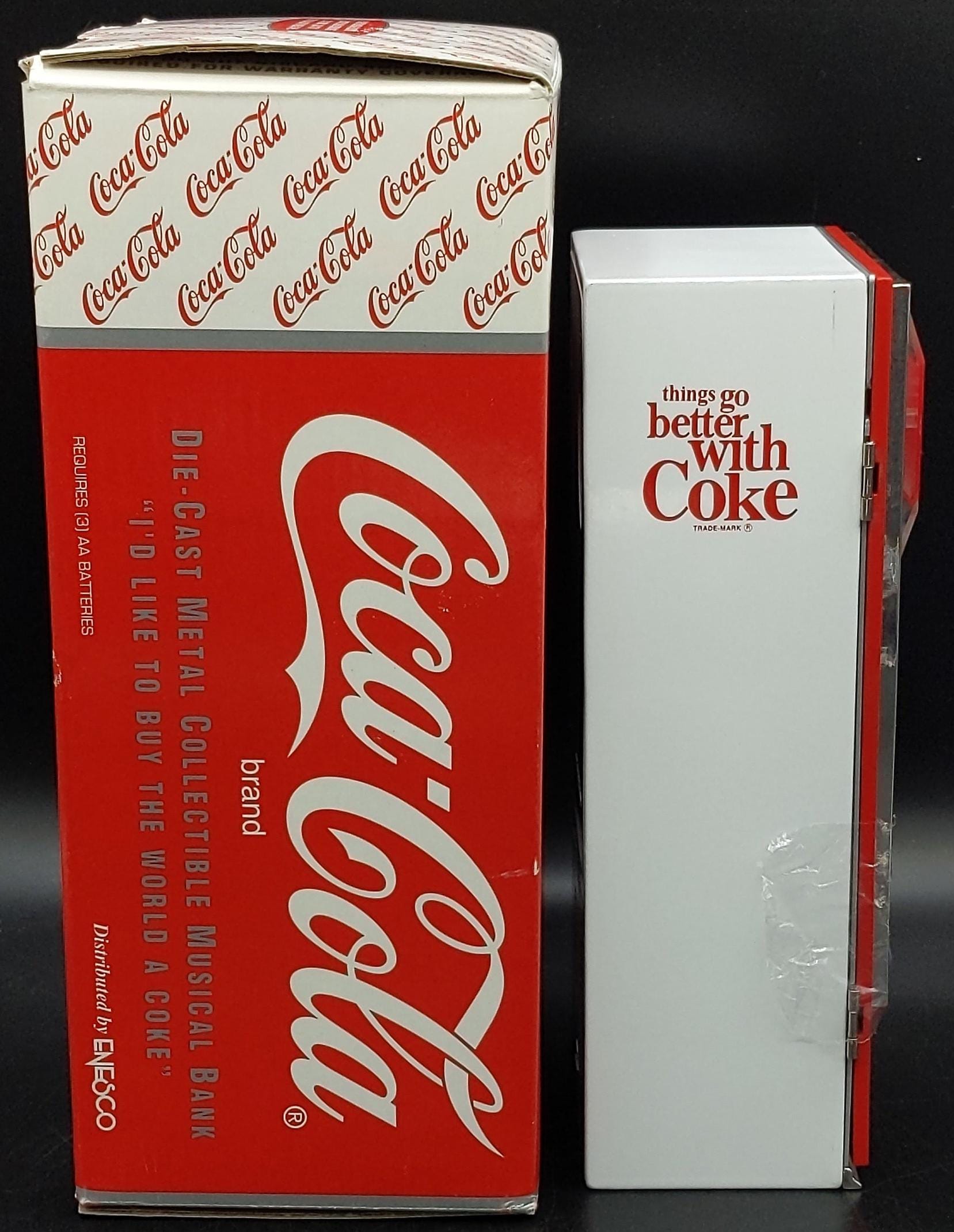Coca Cola Die Cast Musical Bank 1996 by Enesco #169706