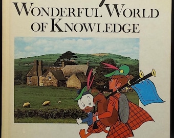 Vintage Disney Book Collection - Wonderful World of Knowledge