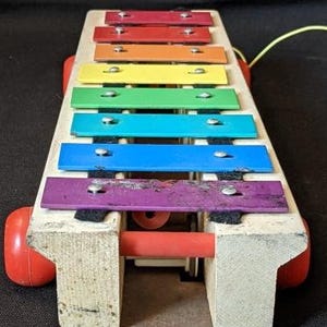Vintage 1964 Fisher Price Pull-a-Tune Xylophone #870