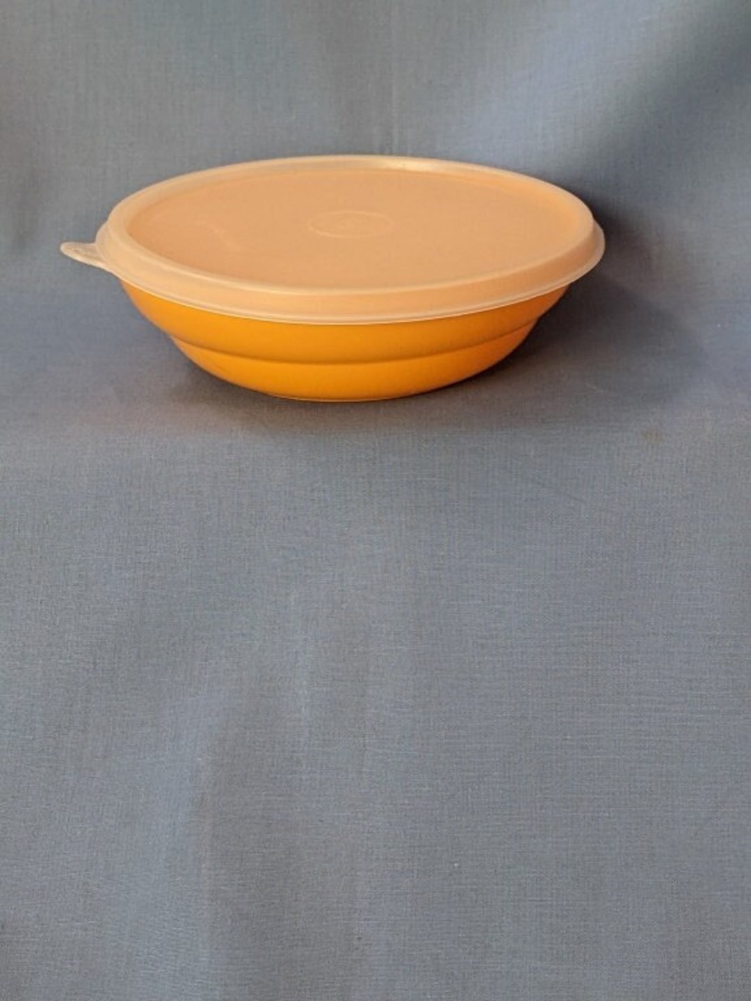 Vintage Tupperware Cereal Bowl With Lid 15552 Harvest Gold Etsy