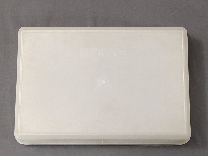 Vintage 1958 Tupperware Rectangular Deli Meat Cake Keeper With Etsy