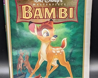 Bambi VHS Tape: Walt Disney Classic (55th Anniversary, Restored
