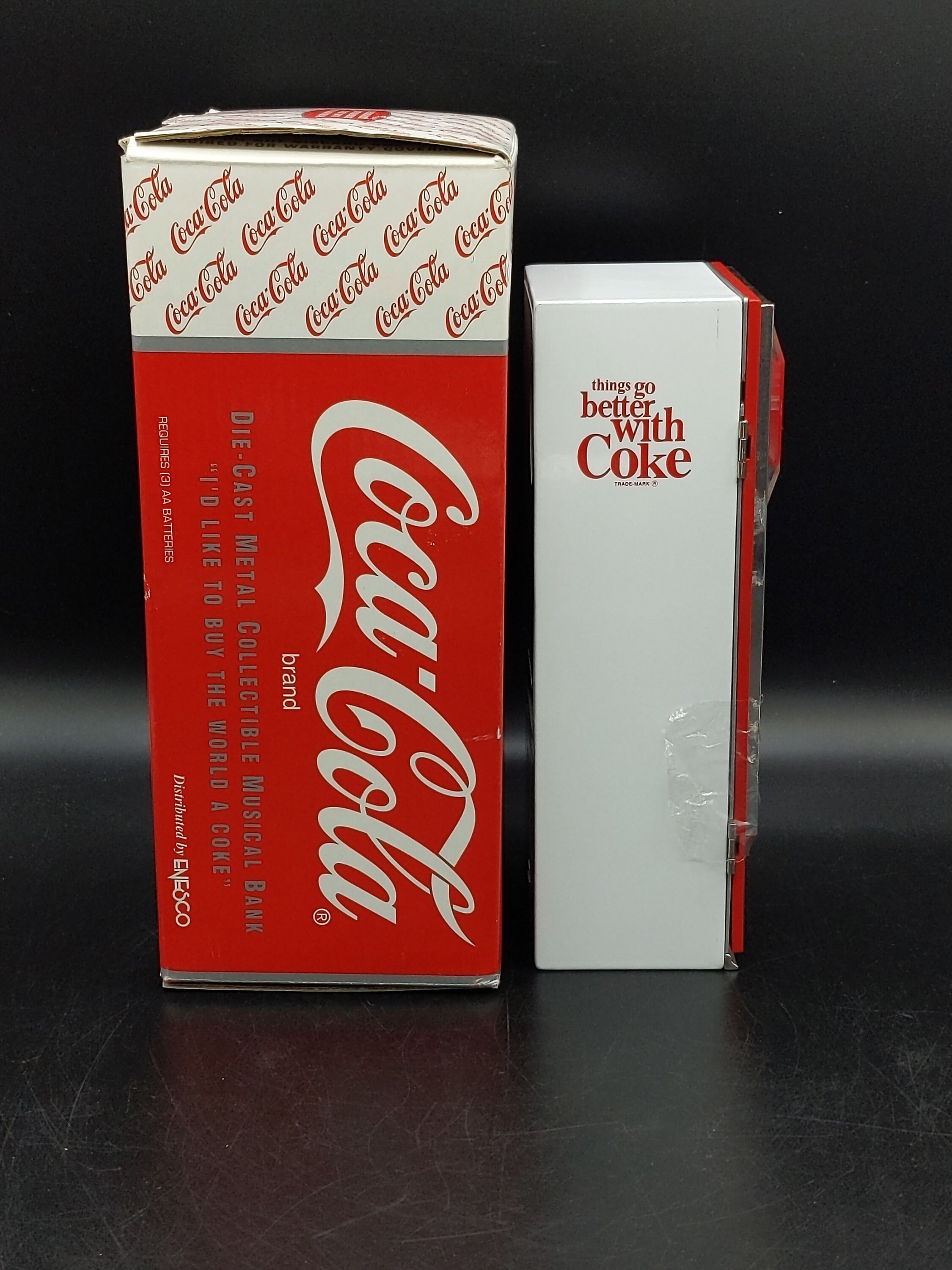 Coca Cola Die Cast Musical Bank 1996 by Enesco 169706 Fully Functional ...