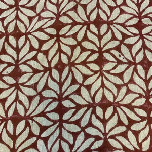 58&quot; inches Indian Hand Block Print Fabric, Indian Linen Fabric, Block Print Fabric, Designer Floral Printing Fabric, Upholstery fabric,