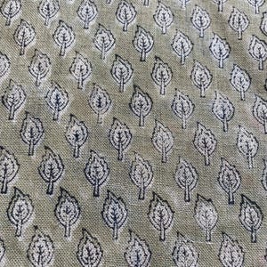 58" inches Indian Hand Block Print Fabric, Indian Linen Fabric, Block Print Fabric, Designer Floral Printing Fabric, Upholstery fabric,