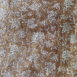 handloom linen,floral linen,linen fabric yard,european linen,upholstery linen,curtain linen,clothing linen,peach pink linen,light brown linen,fabric by yard,printed linen,durable linen,designer linen