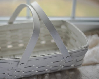 Upcycled Longaberger picnic Basket