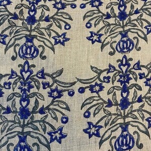 Lumi Block Print Linen