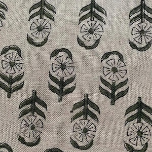 Meadow Block Print Linen