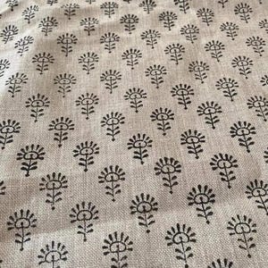 Siena Hand Block Printed Linen