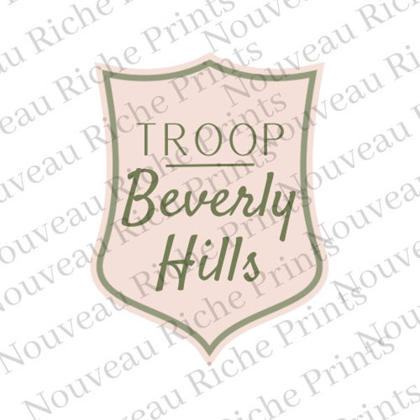 SVG PNG File Troop Beverly Hills Shirt Design Luxury Image troop Beverly Hills png SVG fancy svg cricut craft