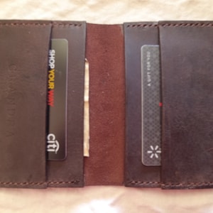 Handmade Leather Bifold Wallet Stamped &quot;GRANDPA&quot;