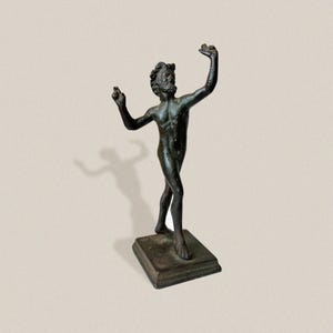 Dancing Faun Grand Tour Bronze Statue
