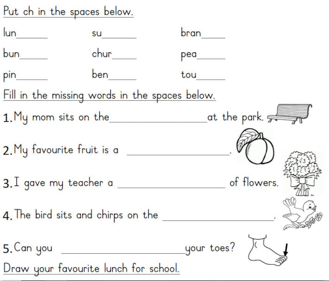 phonics-worksheet-grade-2-etsy