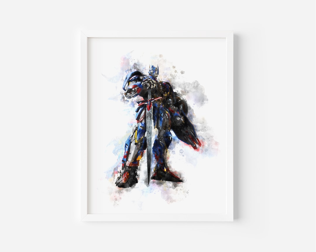 Optimus Prime Print Transformers Wall Art Optimus Prime Etsy