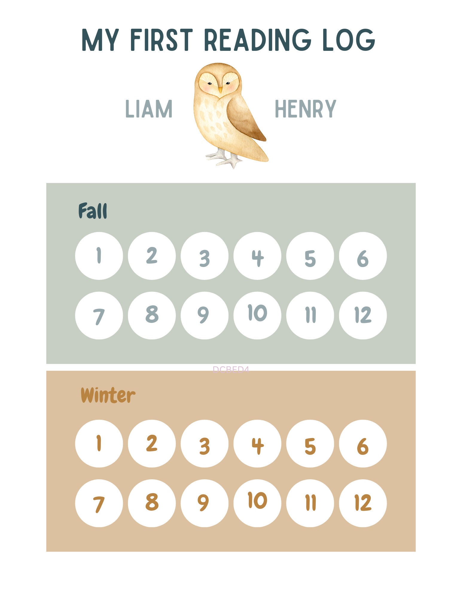 Sticker Eading Chart Boy's Boho Sticker Chart Reading Chart Early Reading - Etsy