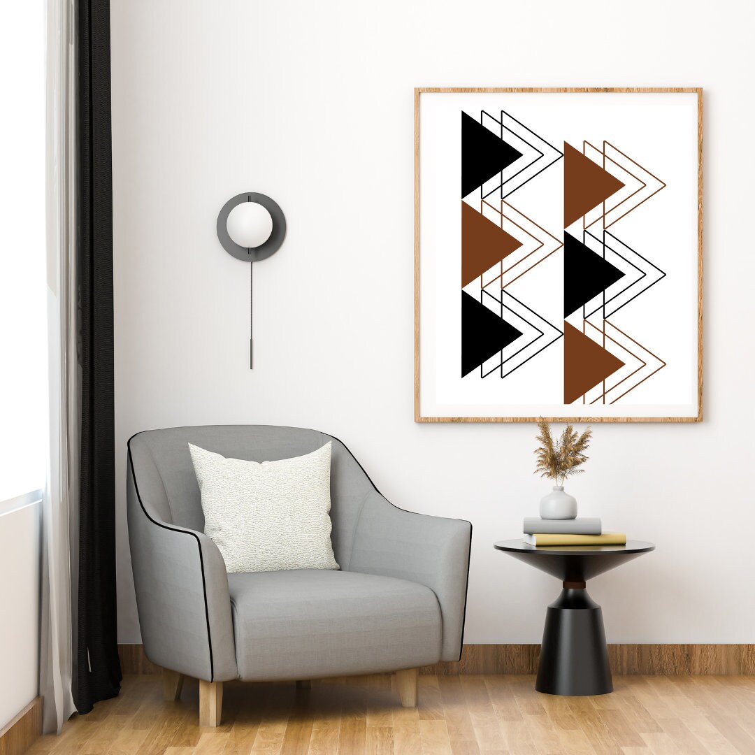 Dimensional Wall Art Masculine Wall Art Abstract Boho Wall Etsy